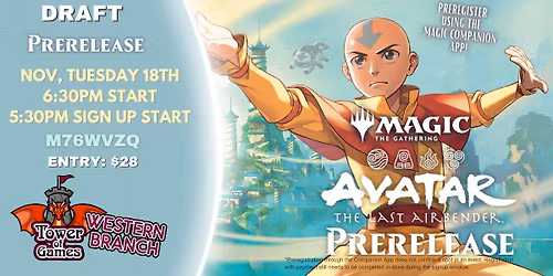 DRAFT Avatar Magic the Gathering at Tower of Games Western Branch 