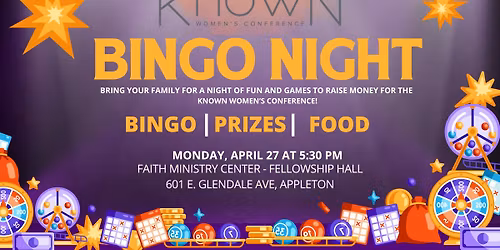 KNOWN BINGO NIGHT