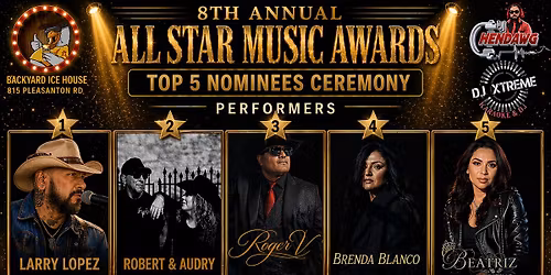 8th Annual All Star Music Awards Top 5 Ceremony 