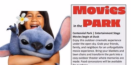 June Movie in the Park- Lilo and Stitch