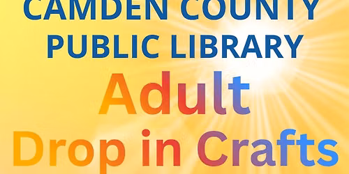 Adult Drop In Crafts