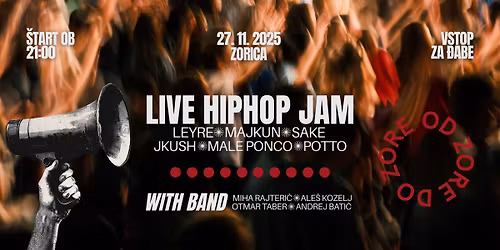 KONCERT: LIVE HIPHOP JAM