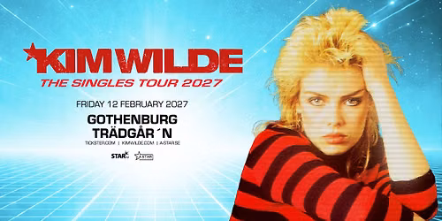 KIM WILDE  |  THE SINGLES TOUR 2027  | GOTHENBURG