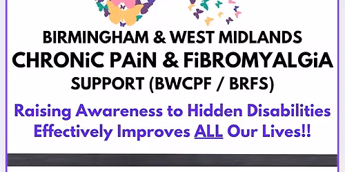 BWCPF CHARITY MEET & EAT NIGHT : BHAM & WEST MIDLANDS CHRONIC PAIN & FIBROMYALGIA SUPPORT (BWCPF)