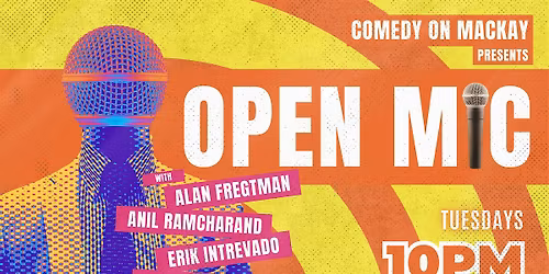 FREE Tuesday Night English Stand-Up Comedy Open Mic | Comedy on Mackay
