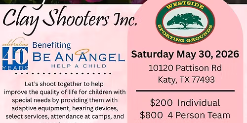 Be An Angel Clay Shoot