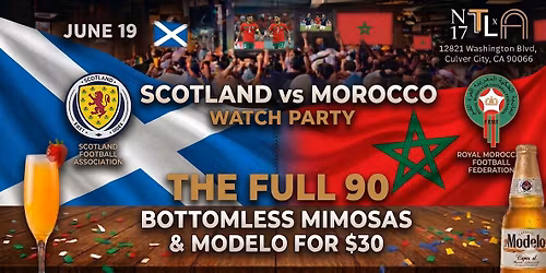 \u26bd  Scotland vs Morocco Watch Party \u2014 World Cup 2026 | N17 The Lane