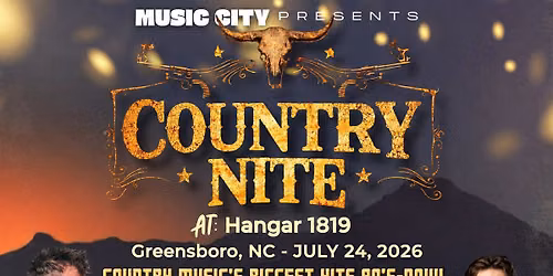 Country Nite at Hangar 1819 - Greensboro, NC