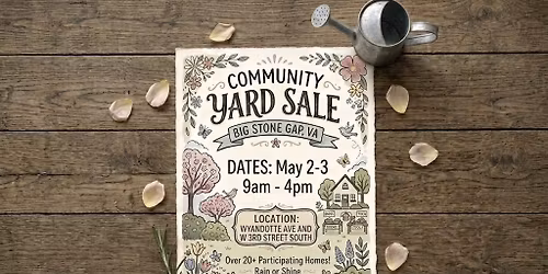 Big Stone Gap Community Yard Sale