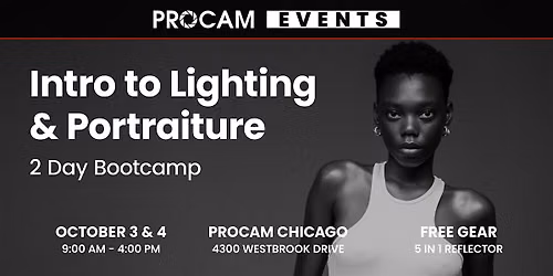 Intro to Lighting & Portraiture - 2 Day Boot Camp
