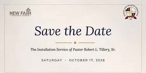 Pastoral Installation Service of Bishop Robert L. Tillery, Sr.