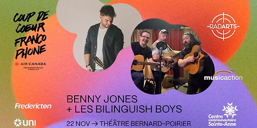 PLATEAU DOUBLE : Bilinguish Boys et Benny Jones