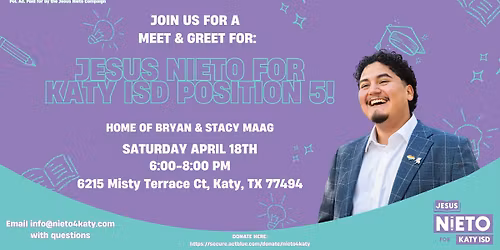 Meet & Greet for Jesus Nieto