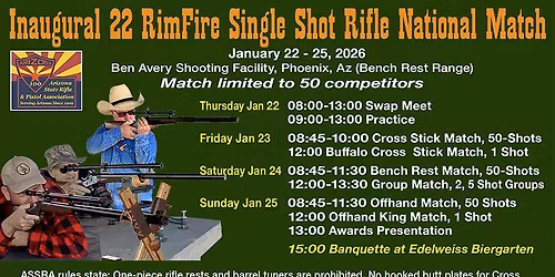 The Inaugural Single Shot Rimfire National Match