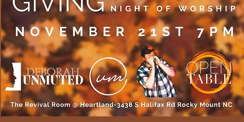 Fall Friendsgiving: Night of Worship