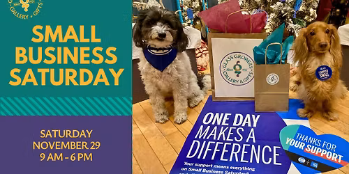 Small Business Saturday at Glass Growers
