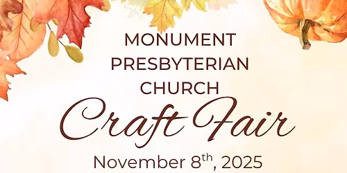 Monument Presbyterian Craft Fair