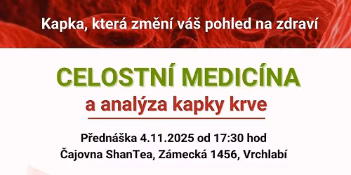 P\u0159edn\u00e1\u0161ka celostn\u00ed medic\u00edna a anal\u00fdza kapky krve - Petr Bohata, Jolana Bielikov\u00e1