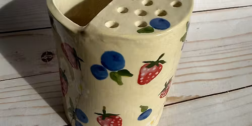 Adult Clay Class- Berry Strainer