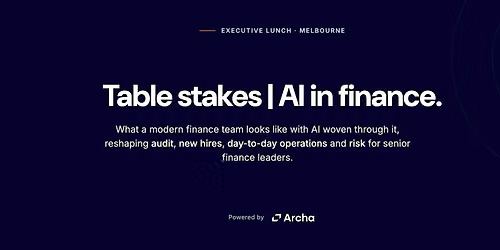 Archa - Melbourne Private Finance Lunch