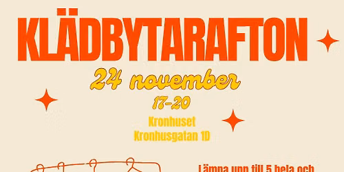 Kl\u00e4dbytarafton i Kronhuset