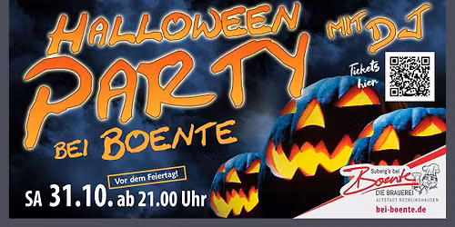 Halloween Party bei Boente