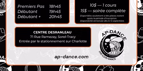 Danse Country \u2013 Mercredis \u00e0 Sorel-Tracy | AP-Dance