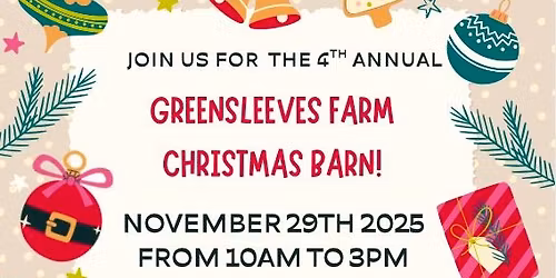 Greensleeves Farm Christmas Barn