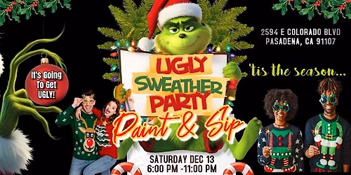 UGLY SWEATER PAINT & SIP KICKBACK: FUN WITH NEW FRIENDS