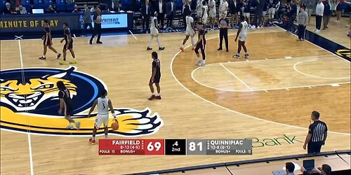 Fairfield Stags at Quinnipiac Bobcats Mens Basketball