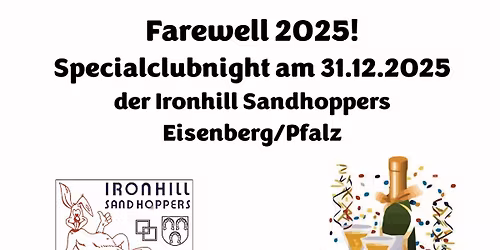 Specialclubnight am 31.12.25 "Farewell 2025!"