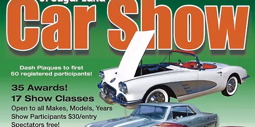 \ud83d\ude97 Sweet Rides of Sugar Land Car Show \ud83c\udfc1