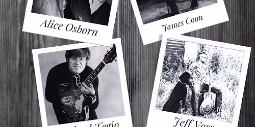 Musician's Spotlight featuring Michael Tegio, Alice Osborn, James Coon, and Jeff Voss