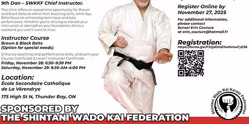 Northwest Ontario Regional Instructor & Skill Development Clinic