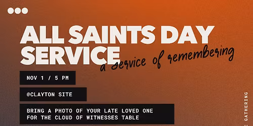 All Saints Day Service