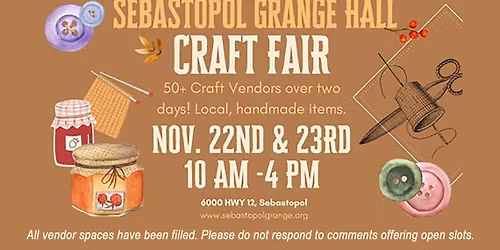 West County Craft Fair TWO DAY EVENT