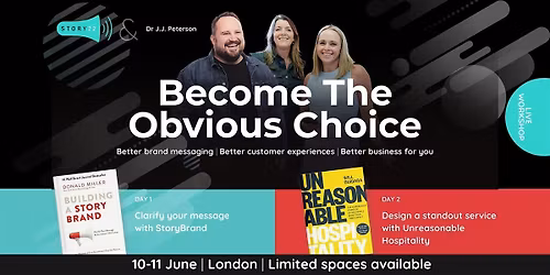 Become The Obvious Choice \u2013 Unreasonable Hospitality Workshop in London