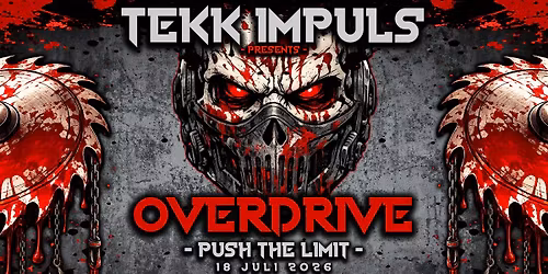 OVERDRIVE \u2716\ufe0f TEKK IMPULS \u2716\ufe0f 18-07-26 \u2716\ufe0f ROOF 175 \u2716\ufe0f MAINZ