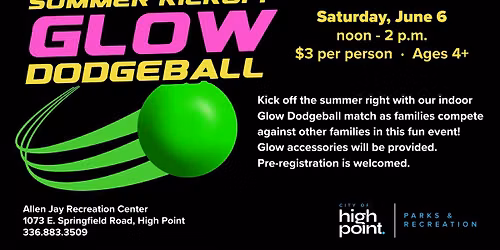 Summer Kickoff: Glow Dodgeball Match at Allen Jay
