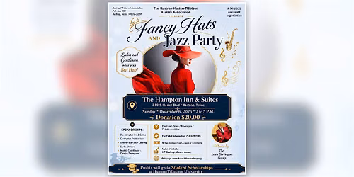 The Bastrop Huston-Tillotson Alumni Association Fancy Hat and Jazz Party