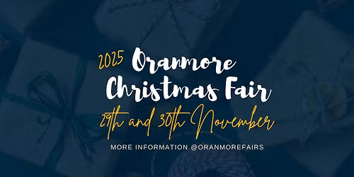 NOVEMBER Oranmore Christmas Fair (Shopping \/ Market) Sunday