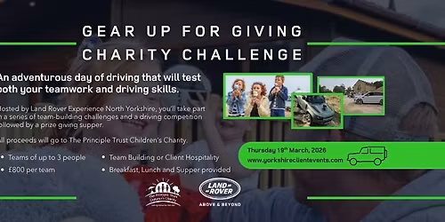 Land Rover 4\u00d74 Experience: Gear up for giving!