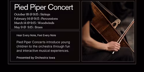 Pied Piper Concert for Young Children