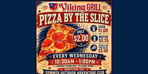 Viking Grill Pizza by the Slice