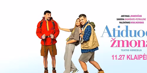 Spektaklis ATIDUODU \u017dMON\u0104 | KLAIP\u0116DA