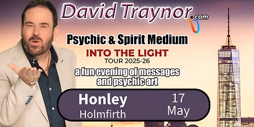 David Traynor  - Into the Light - PRE-BOOK ONLY EVENT 