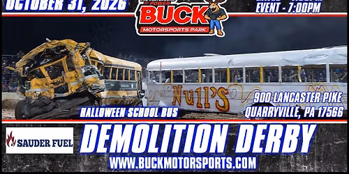 School Bus Bash Demolition Derby presented by Sauder Fuel