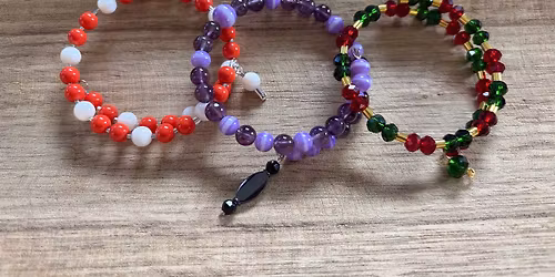 Jewelry class, make a set of TWO memory wire bracelets