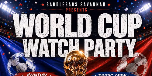 World Cup Final Showing @ Saddlebags Savannah 
