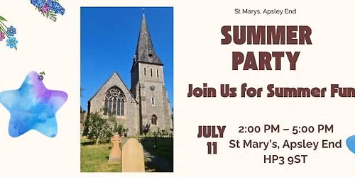 Summer Party @ St Mary's, Apsley End